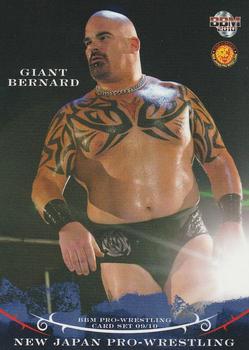 2009-10 BBM New Japan Pro-Wrestling #24 Giant Bernard Front