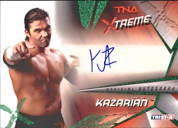 2010 TriStar TNA Xtreme - Autographs Green #X41 Kazarian Front