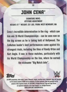 2020 Topps Chrome WWE #33 John Cena Back