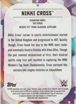 2020 Topps Chrome WWE #46 Nikki Cross Back
