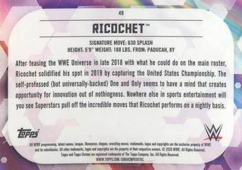 2020 Topps Chrome WWE #49 Ricochet Back