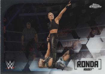 2020 Topps Chrome WWE #51 Ronda Rousey Front