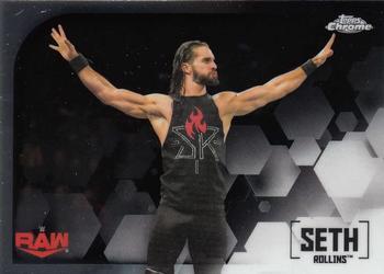 2020 Topps Chrome WWE #58 Seth Rollins Front