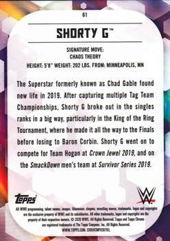 2020 Topps Chrome WWE #61 Shorty G Back