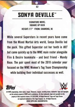 2020 Topps Chrome WWE #62 Sonya Deville Back
