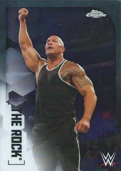 2020 Topps Chrome WWE #64 The Rock Front