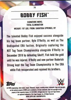 2020 Topps Chrome WWE #74 Bobby Fish Back