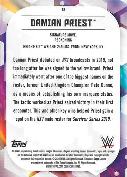 2020 Topps Chrome WWE #78 Damian Priest Back