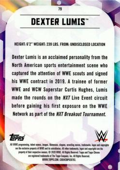 2020 Topps Chrome WWE #79 Dexter Lumis Back