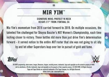2020 Topps Chrome WWE #88 Mia Yim Back