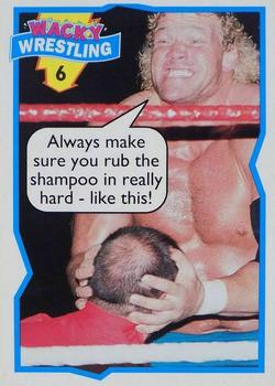 1993 Topps Wacky Wrestling #6 Sid Vicious Front