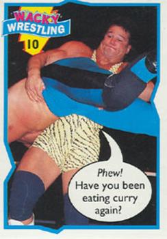 1993 Topps Wacky Wrestling #10 Scott Steiner Front