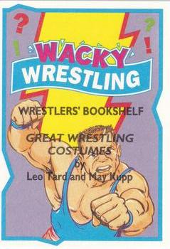1993 Topps Wacky Wrestling #12 Papa Shango Back