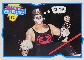 1993 Topps Wacky Wrestling #12 Papa Shango Front