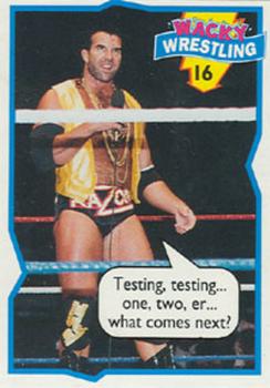 1993 Topps Wacky Wrestling #16 Razor Ramon Front