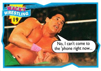 1993 Topps Wacky Wrestling #19 El Matador Front