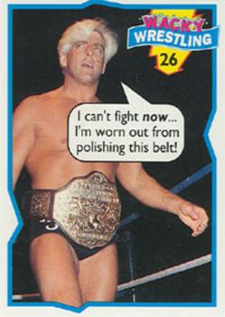 1993 Topps Wacky Wrestling #26 Ric Flair Front