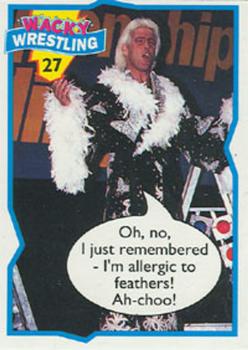 1993 Topps Wacky Wrestling #27 Ric Flair Front
