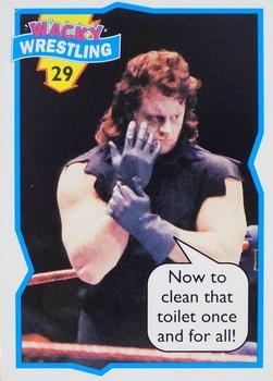 1993 Topps Wacky Wrestling #29 The Undertaker Front