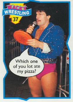 1993 Topps Wacky Wrestling #37 Lanny Poffo Front
