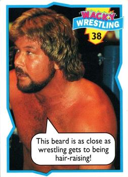 1993 Topps Wacky Wrestling #38 Million Dollar Man Ted DiBiase Front