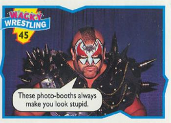 1993 Topps Wacky Wrestling #45 Road Warrior Animal Front