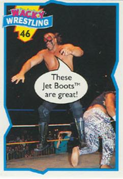 1993 Topps Wacky Wrestling #46 Road Warrior Animal Front