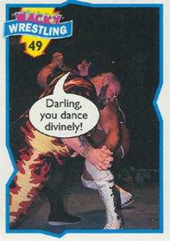 1993 Topps Wacky Wrestling #49 Bam Bam Bigelow Front