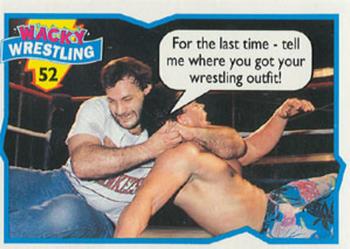 1993 Topps Wacky Wrestling #52 Brooklyn Brawler Front