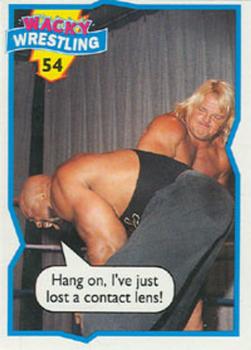 1993 Topps Wacky Wrestling #54 Tony Atlas / Greg Valentine Front