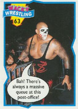 1993 Topps Wacky Wrestling #63 Papa Shango Front