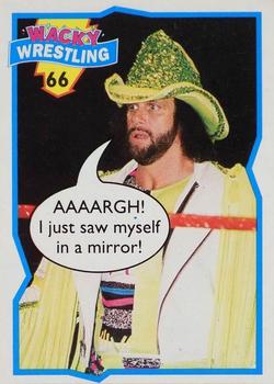 1993 Topps Wacky Wrestling #66 Randy Savage Front