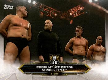 2020 Topps WWE NXT #1 Imperium /  British Strong Style Front