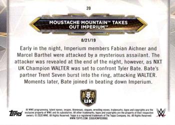 2020 Topps WWE NXT #20 Moustache Mountain / Imperium Back