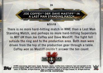 2020 Topps WWE NXT #24 Joe Coffey / Dave Mastiff Back