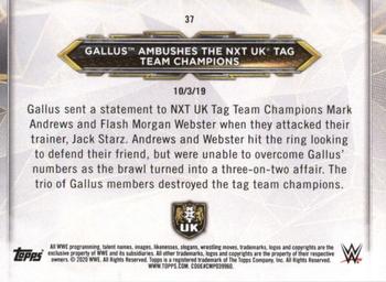 2020 Topps WWE NXT #37 Gallus Back