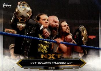 2020 Topps WWE NXT #47 NXT Invades SmackDown Front