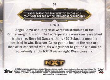 2020 Topps WWE NXT #50 Angel Garza / Tony Nese Back