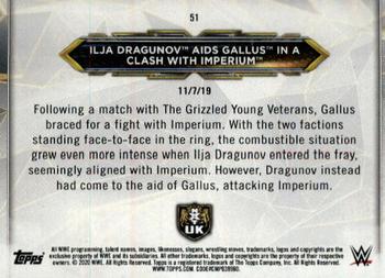2020 Topps WWE NXT #51 Ilja Dragunov / Gallus / Imperium Back
