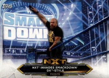 2020 Topps WWE NXT #59 NXT Invades SmackDown DX-Style Front
