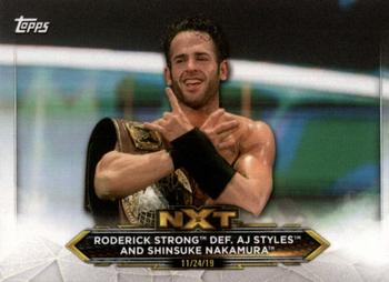 2020 Topps WWE NXT #63 Roderick Strong / AJ Styles / Shinsuke Nakamura Front