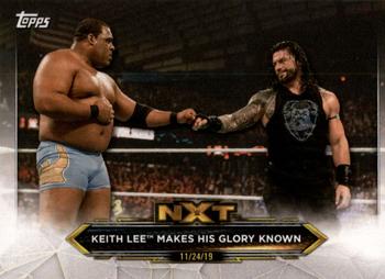 2020 Topps WWE NXT #65 Keith Lee Front
