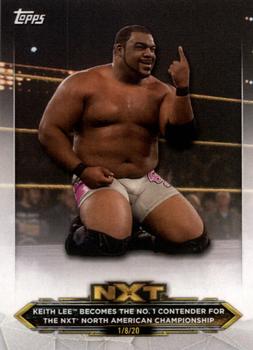 2020 Topps WWE NXT #81 Keith Lee Front