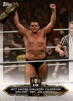 2020 Topps WWE NXT #84 WALTER / Joe Coffey Front
