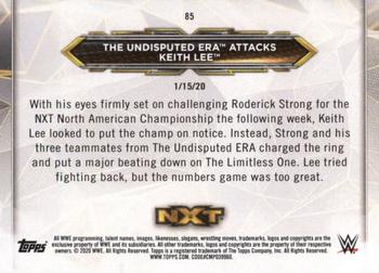 2020 Topps WWE NXT #85 The Undisputed ERA / Keith Lee Back