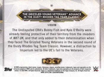 2020 Topps WWE NXT #91 The Grizzled Young Veterans Back