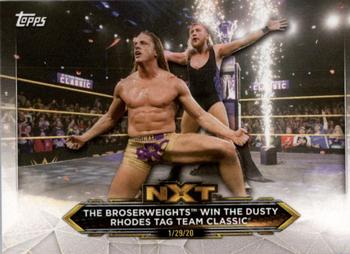 2020 Topps WWE NXT #100 The BroserWeights Front