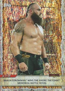2020 Topps Road to WrestleMania - Foilboard #53 Braun Strowman Wins the Andre the Giant Memorial Battle Royal Front