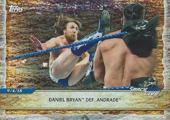 2020 Topps Road to WrestleMania - Foilboard #60 Daniel Bryan Def. Andrade Front