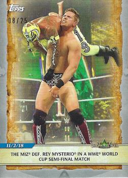 2020 Topps Road to WrestleMania - Silver #69 The Miz Def. Rey Mysterio in a WWE World Cup Semi-final Match Front